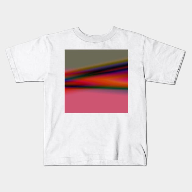 red blue green texture abstract Kids T-Shirt by Artistic_st